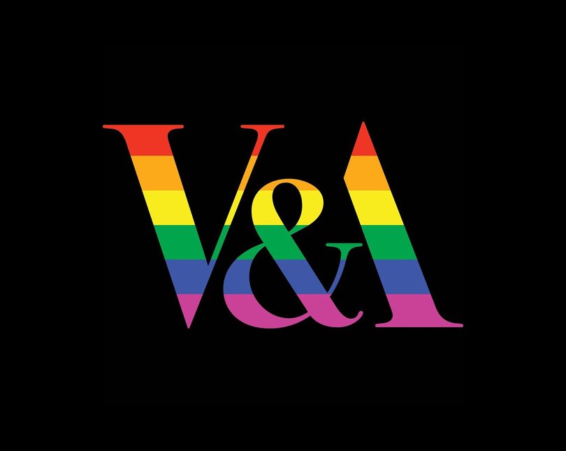V&A pride logo