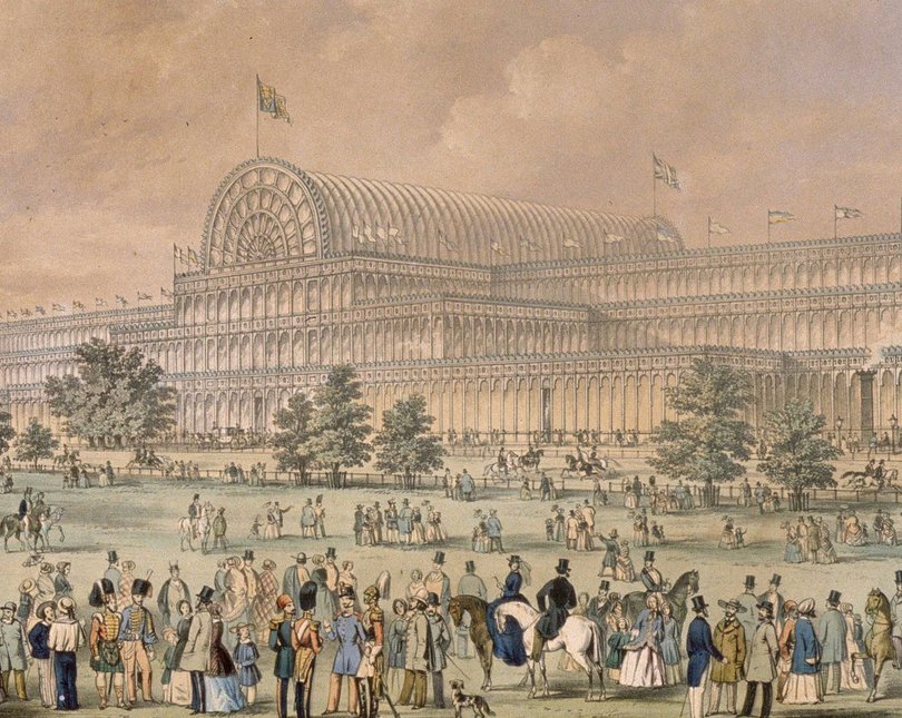 Illustration of the Crystal Palace for the Great Exhibition of 1851