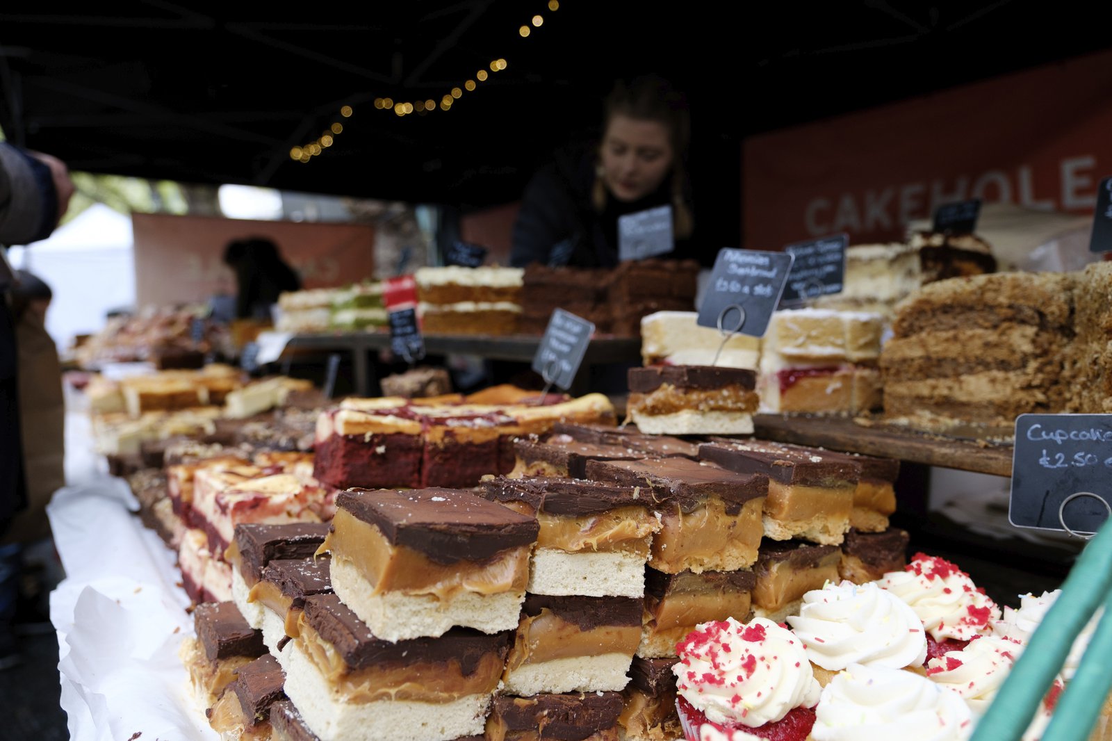 Food stall at the Great Exhibition Road Festival in 2019